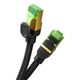 Braided network cable cat.8 Baseus Ethernet RJ45, 40Gbps, 5m (black) 6932172646813