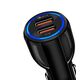 Car charger 3.1A 2xUSB BK348 QC 3.0 Quick Charge 3.0 Nexeri black (without packaging) 5904161147183