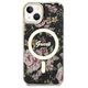 Original Case IPHONE 14 Guess Hardcase Flower MagSafe (Guhmp14shcfwsk) black 3666339115517