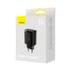 Baseus Baseus - Wall Charger Compact (CCXJ020101) - 3xUSB, 17W - Black 6932172606961 έως 12 άτοκες Δόσεις