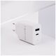 Forever TC-07-30AC PD QC charger 1x USB-C 1x USB 30W white 5900495139351