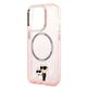 Original Case IPHONE 14 PRO Karl Lagerfeld Hardcase IML NFT Karl&Choupette Magsafe (KLHMP14LHNKCIP) pink 3666339087586