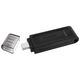 Kingston Memory Stick 64GB - Kingston DT70 (DT70/64GB) - Black 0740617305302 έως 12 άτοκες Δόσεις