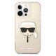 Original Case IPHONE 13 PRO MAX Karl Lagerfeld Hardcase Glitter Karl`s Head (KLHCP13XKHTUGLGO) gold 3666339027605