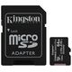 Kingston memory card 64GB microSDXC Canvas Select Plus cl. 10 UHS-I 100 MB/s + adapter 740617298697