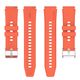 Techsuit Watchband for Samsung Galaxy Watch 4/5/Active 2, Huawei Watch GT 3 (42mm)/GT 3 Pro (43mm) - Techsuit Watchband 20mm (W026) - Orange 5949419010413 έως 12 άτοκες Δόσεις