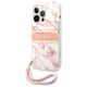 Guess case for iPhone 13 Pro Max 6,7'' GUHCP13XKMABPI pink HC PC/TPU Marble Strap 3666339023102