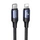 Cable 20W PD 1.2m USB-C - Lightning Usams U71 SJ521USB01 (US-SJ521) black 6958444973302