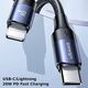 Cable 20W PD 1.2m USB-C - Lightning Usams U71 SJ521USB01 (US-SJ521) black 6958444973302