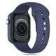 Strap for APPLE WATCH 4 / 5 / 6 / 7 / 8 / 9 / SE / ULTRA 1 / 2 (42 / 44 / 45 / 49 MM) Tech-Protect Silicone Midnight Blue 5906302310067