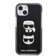 Original Case IPHONE 13 Karl Lagerfeld Hardcase Karl&Choupette Head black 3666339048655